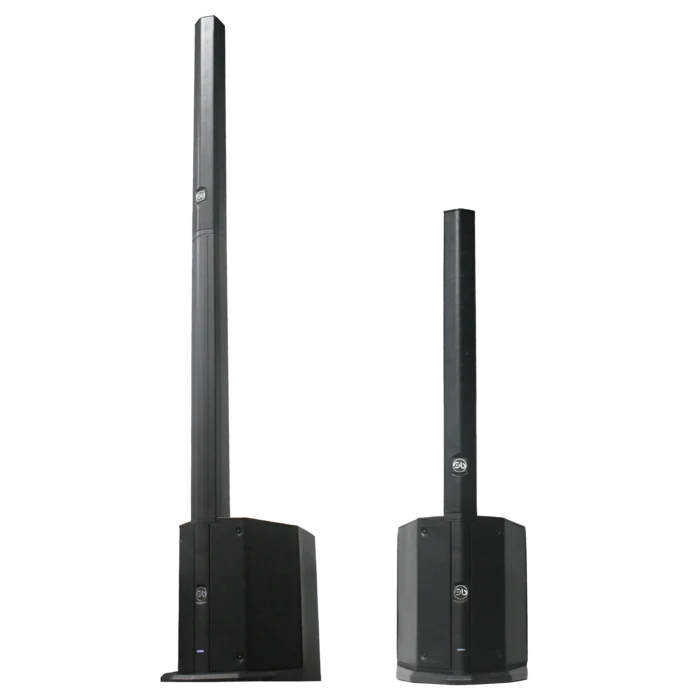Sound Barrier Concierto 500 column array speaker system pair view