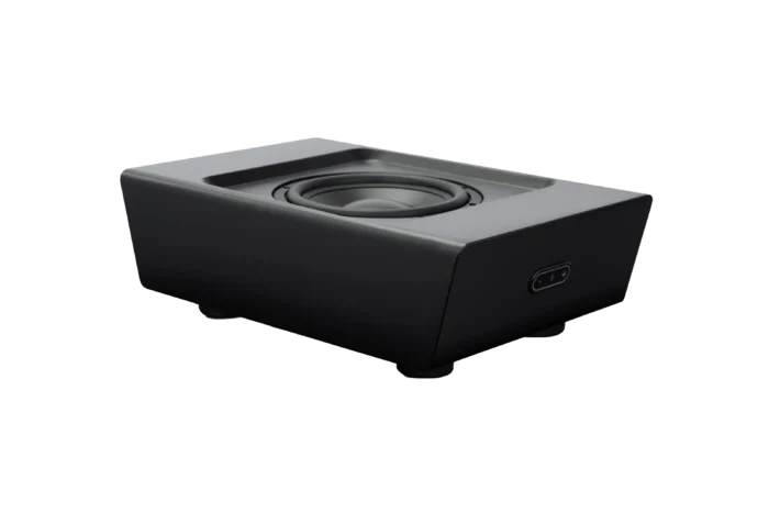 The Bluesound Professional BSW150 is a compact, network-active subwoofer engineered specifically for commercial installations.
